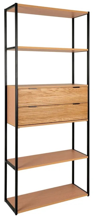 Библиотека от декор от ясен в естествен цвят 84,5x200 cm Minato – House Nordic