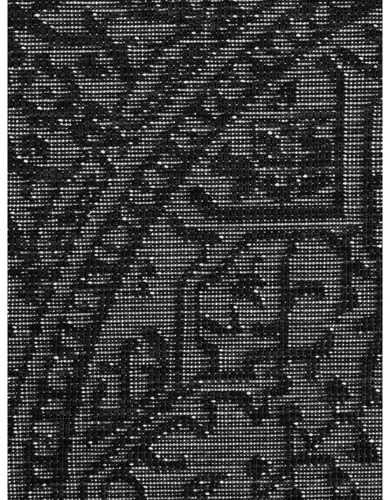 Черно-бял кръгъл килим за открито и закрито ø 160 cm Duet Kona – NORTHRUGS