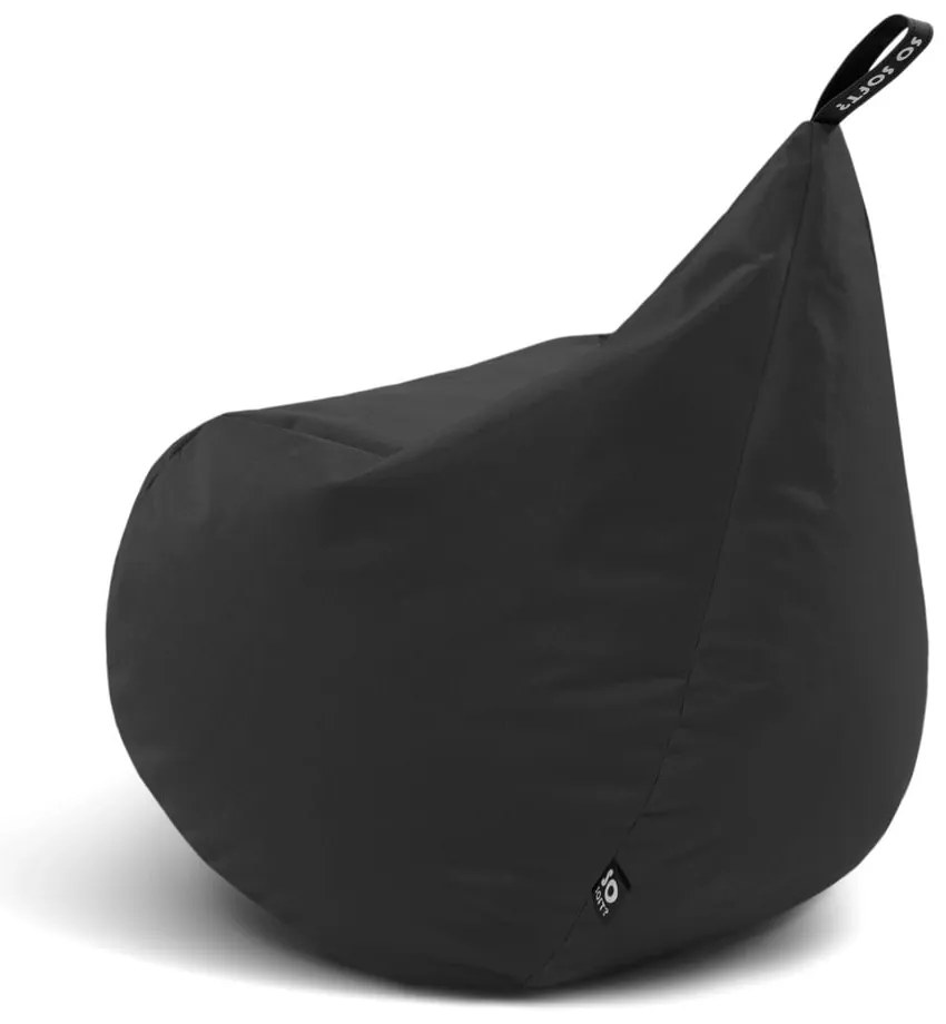 Сив детски пуф Drop M – So Soft?