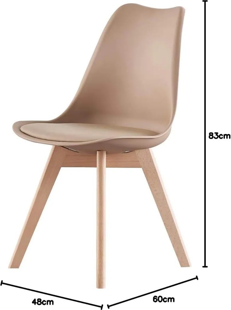 Трапезен стол atmosphera Baya, Бежов