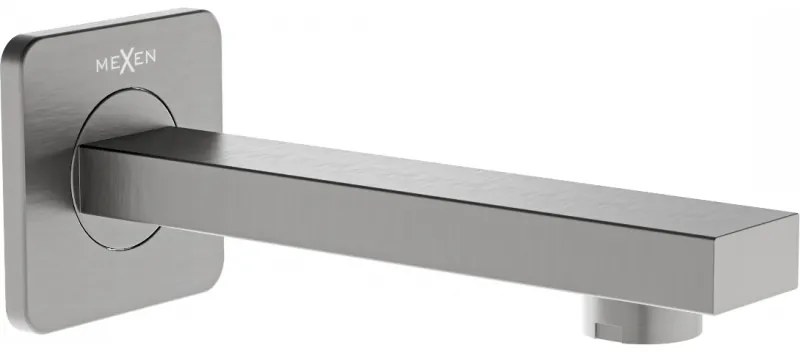 Mexen Cube стенен смесител за вана, графит - 79370-66