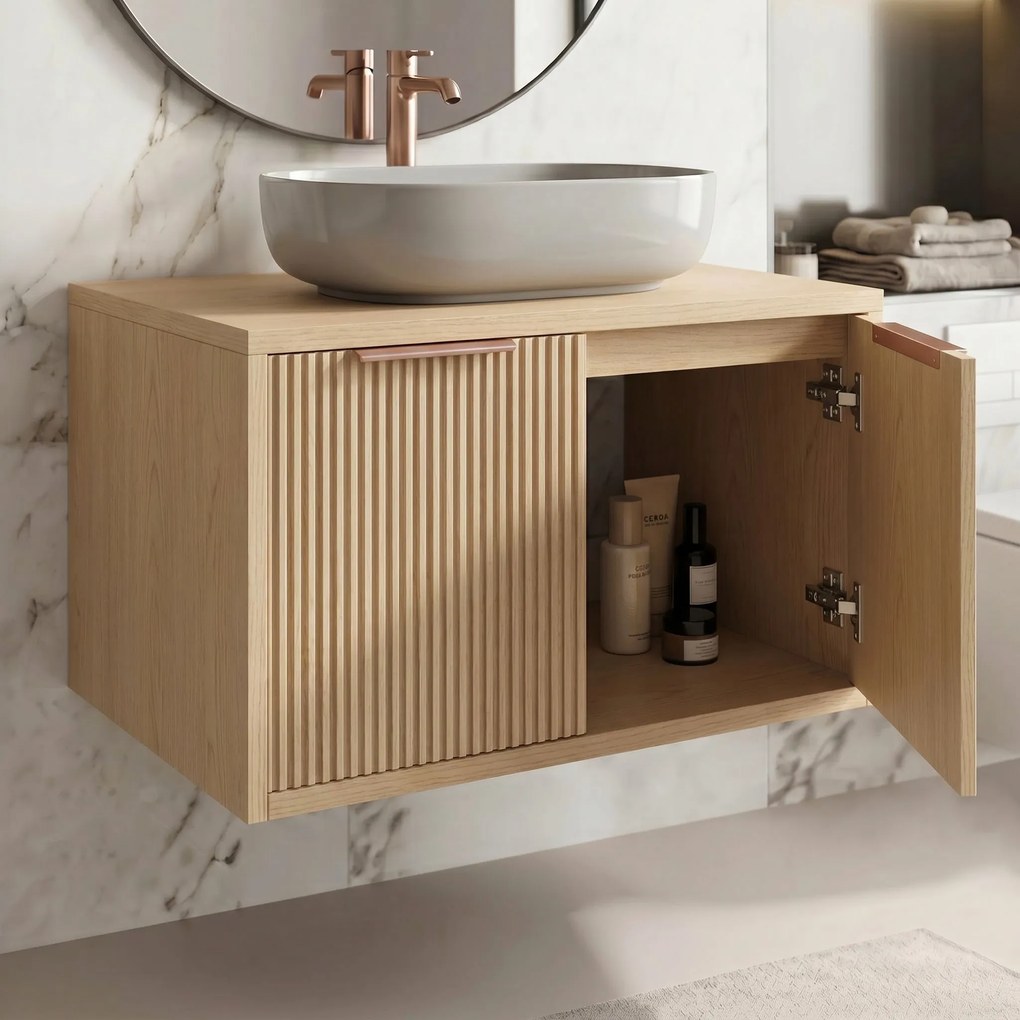Шкаф за мивка Rea Core 60cm Beige