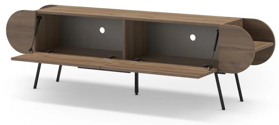 ТВ масичка от естествен орех 195x57 cm Saluso - Marckeric