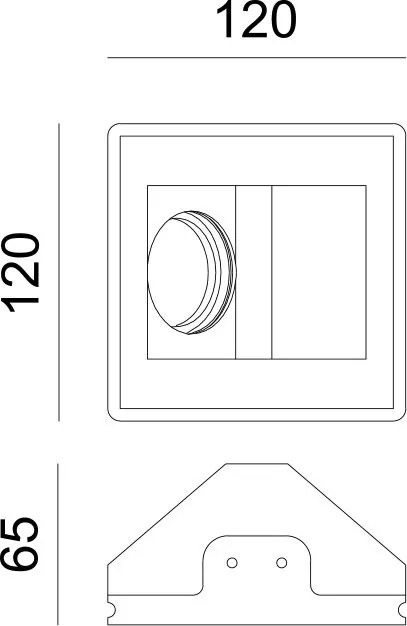 Вдлъбнати Точкова светлина Rina