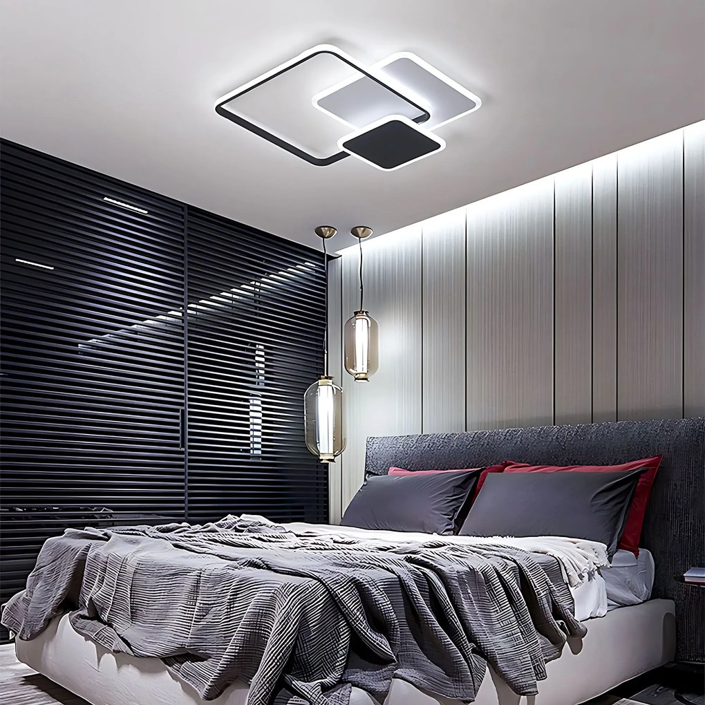 Плафон LHJ079-C BLACK/WHITE LED