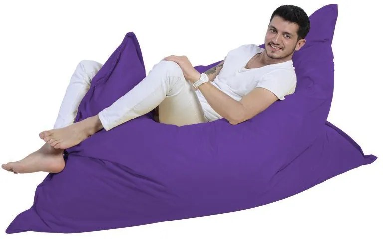 Градински пуф Giant Cushion 140x180, цвят Лилав