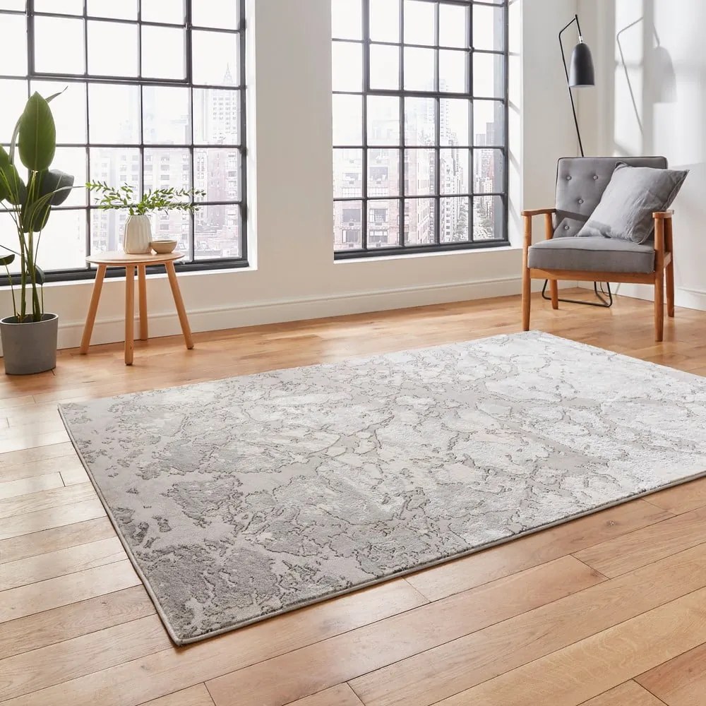 Kилим в светлосиво и кремаво 80x150 cm Apollo – Think Rugs