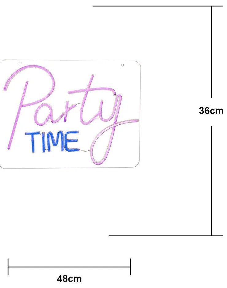 Розова LED неонова светлинна декорация 5 W Plexy – Star Trading