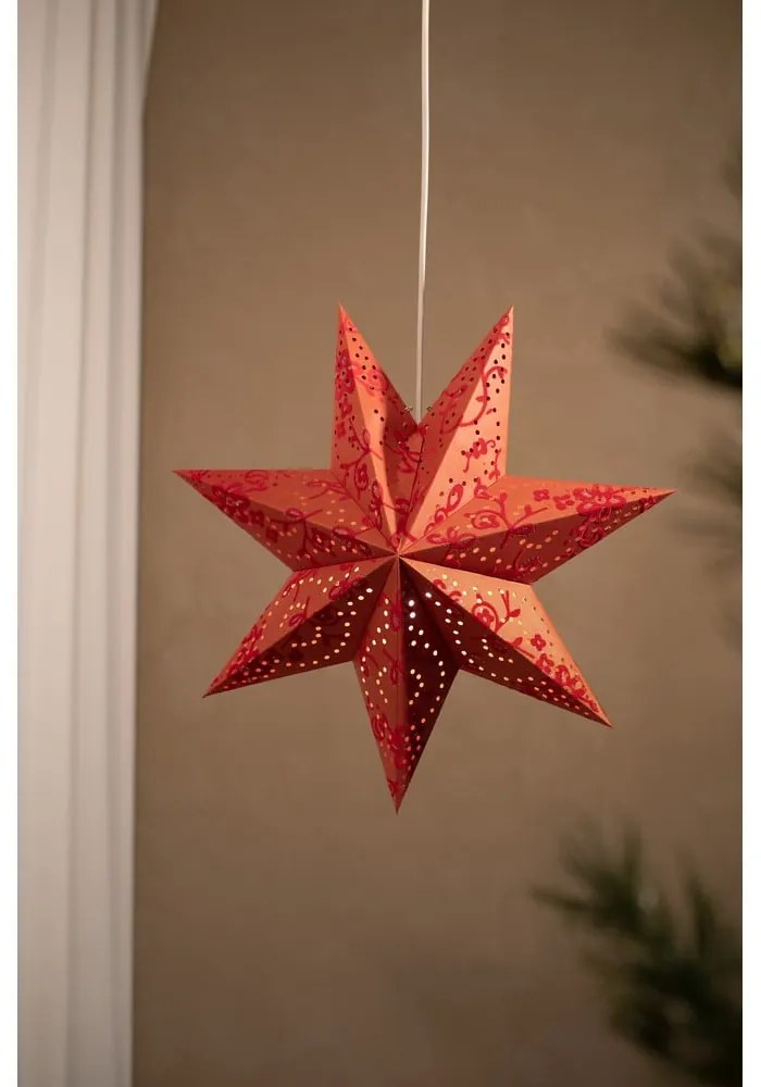 Червена висяща коледна светлинна украса Aratorp – Markslöjd