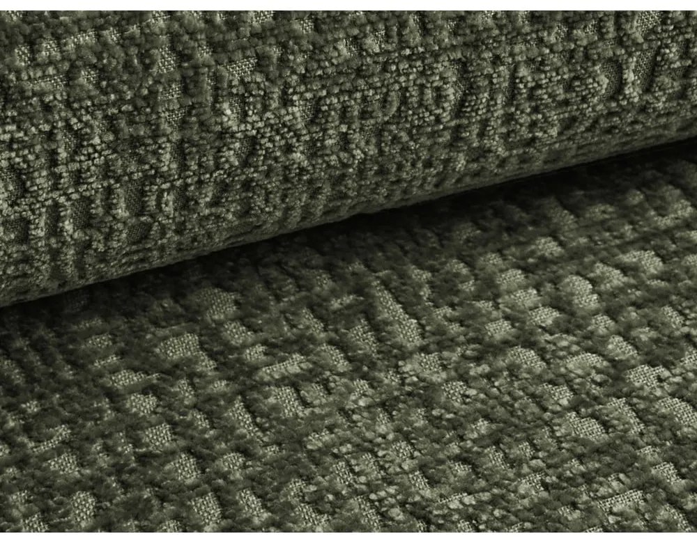 Зелен разтегателен диван с място за съхранение 238 cm Kalena – Makamii