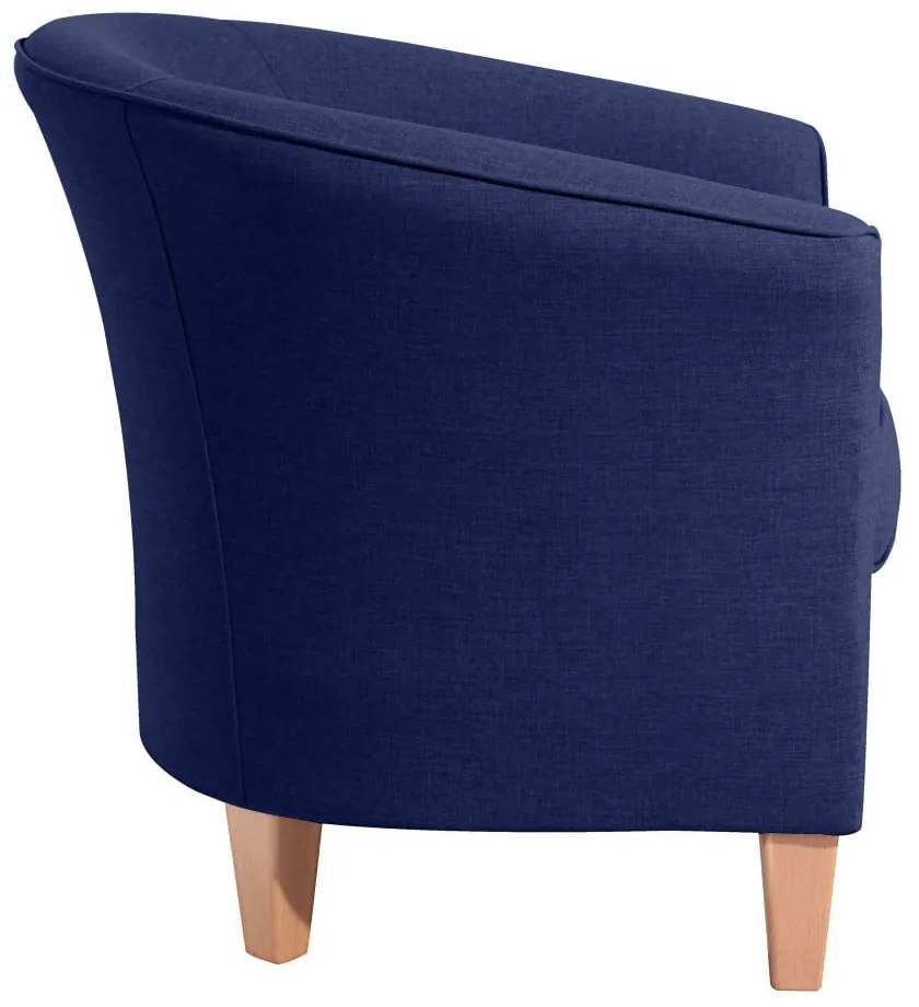 Тъмно син фотьойл Тъмно син Livia - Max Winzer