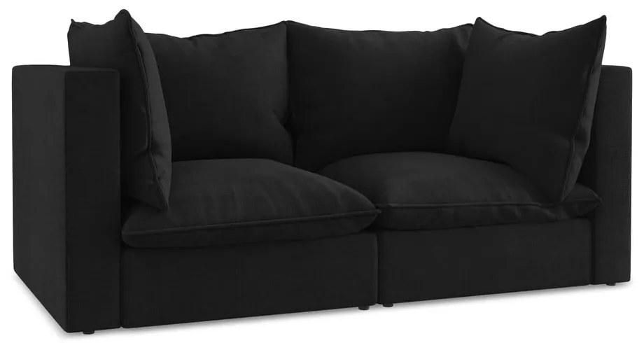 Черен диван 180 cm Manao – Makamii