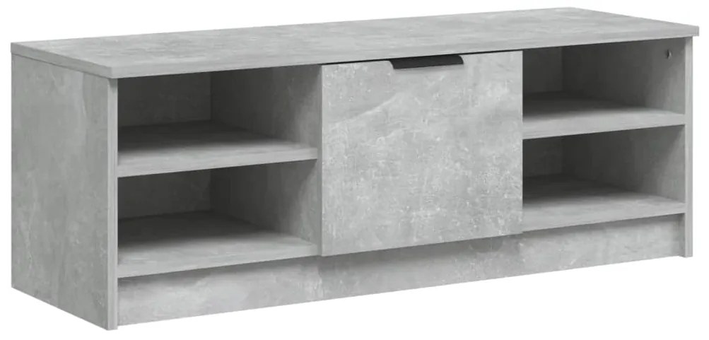 811371 vidaXL ТВ шкаф, бетонно сиво, 102x35,5x36,5 см, инженерно дърво