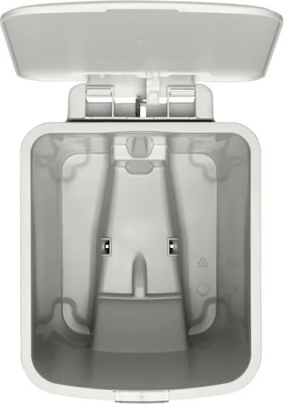 Кош за боклук с педал Brabantia StepUp 1008480, 16 л, Екологични материали, Голям отвор, Светлосив