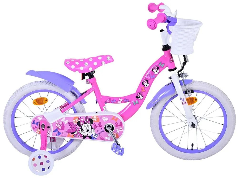 E&amp;L cycles - Детски велосипед с помощни колела, Мини Маус,16 инча CB
