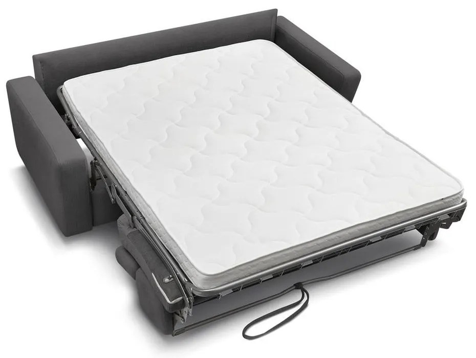 Тъмносив разтегателен диван 195 cm Monaco – Bobochic Paris