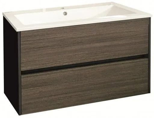 Конзолен PVC шкаф ICP 8955 с умивалник, 90x45x55см