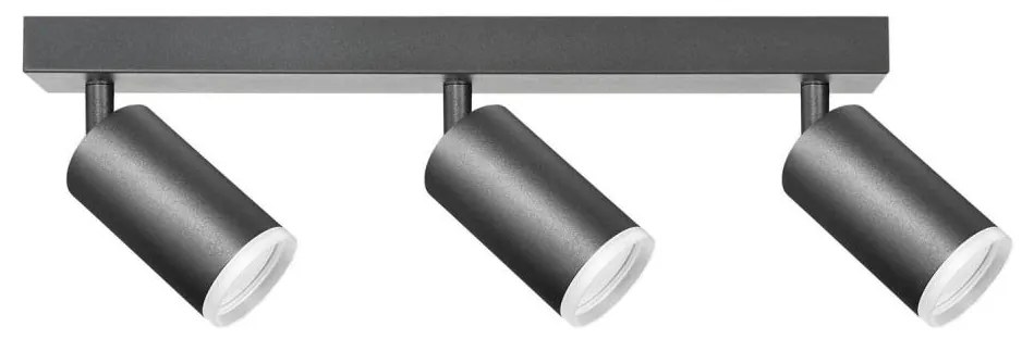 Спот LONDON 3xGU10/10W/230V черен