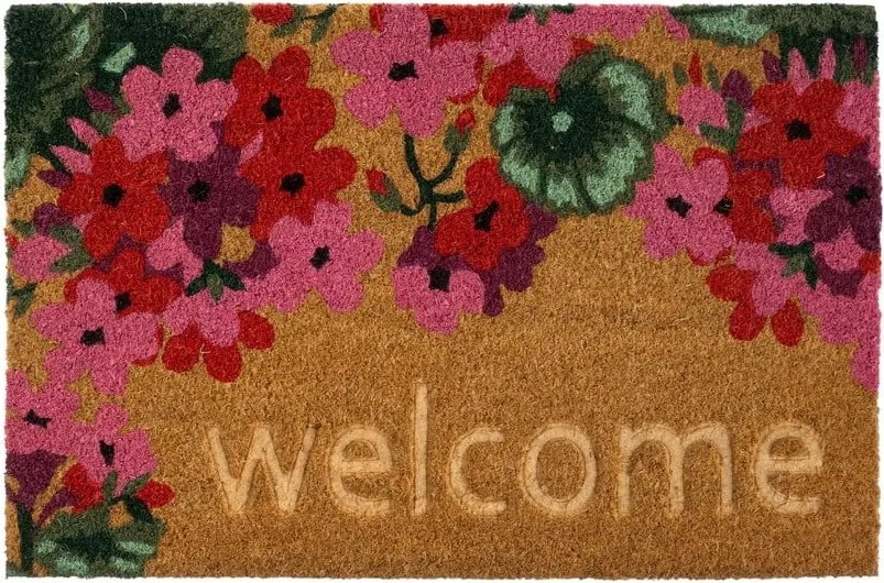 Изтривалка от кокосови влакна 40x60 cm Geranio – Casa Selección