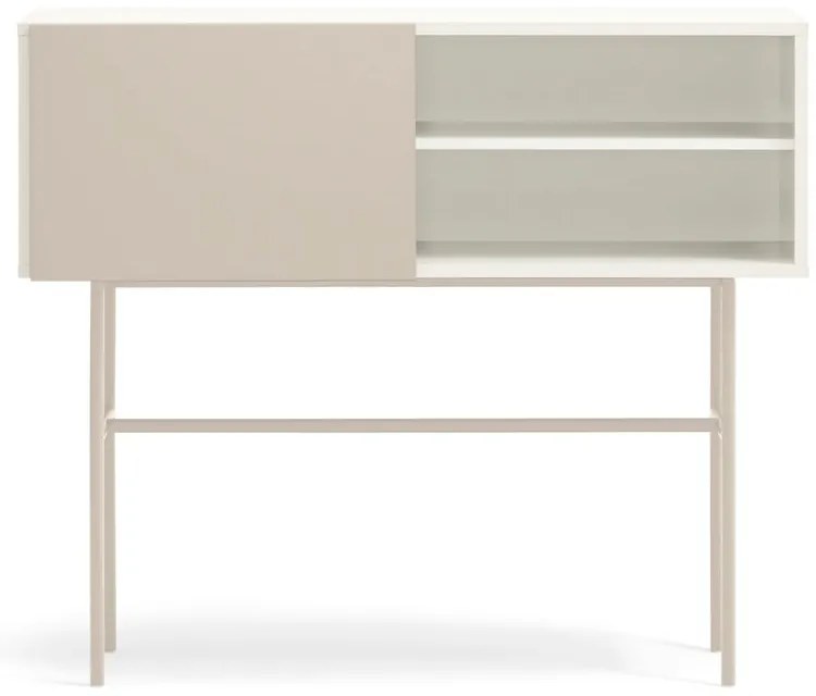 Светлосива и кремава конзолна маса 35x110 cm Nube - Teulat