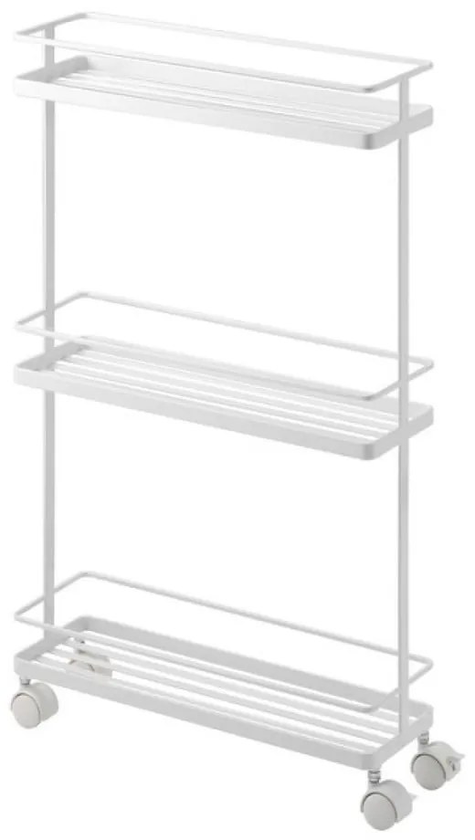 Бял метален подвижен стелаж 38x66 cm Tower – YAMAZAKI