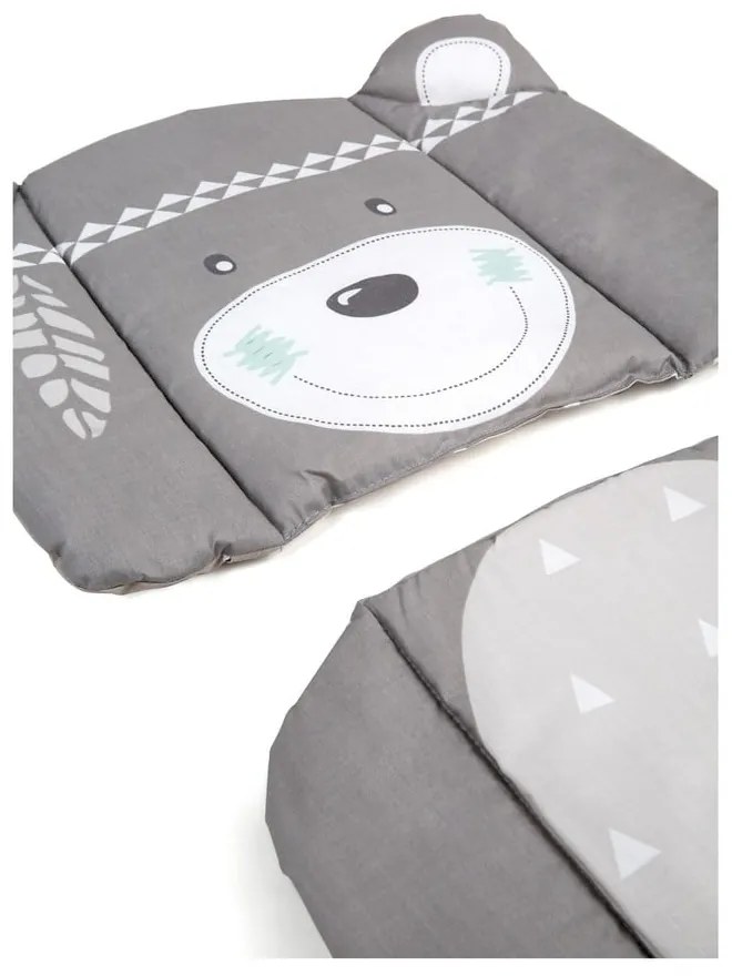 Сива подложка за детски стол за хранене Indibär – Roba