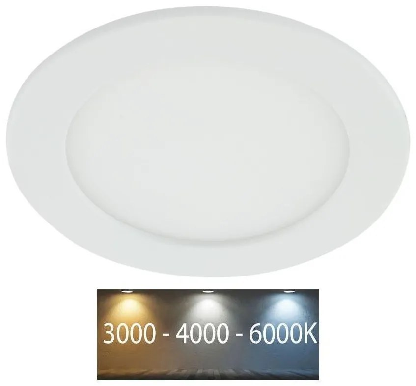 LED Лампа за вграждане в баня LED/12W/230V 3000/4000/6000K IP44