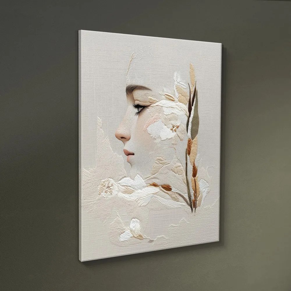 Картина 60x80 cm Stitched Bloom – Styler