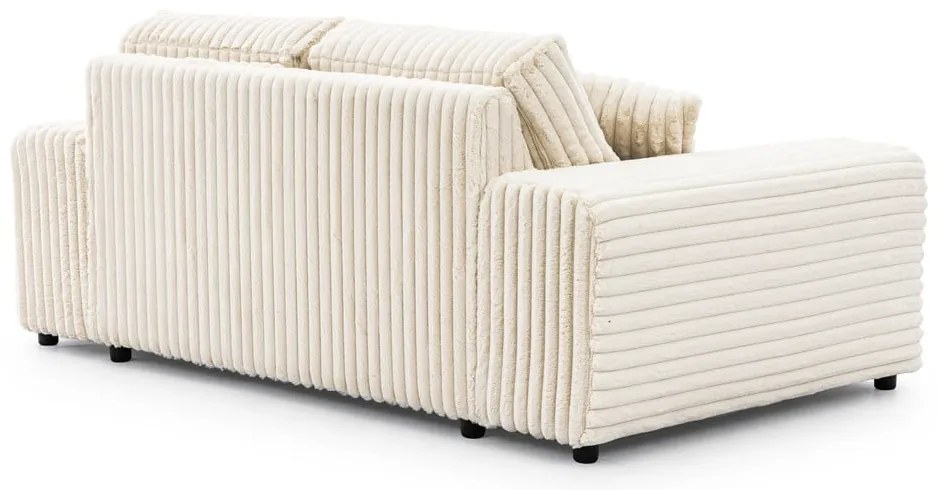 Кремав диван от рипсено кадифе 178 cm Justin – Ropez