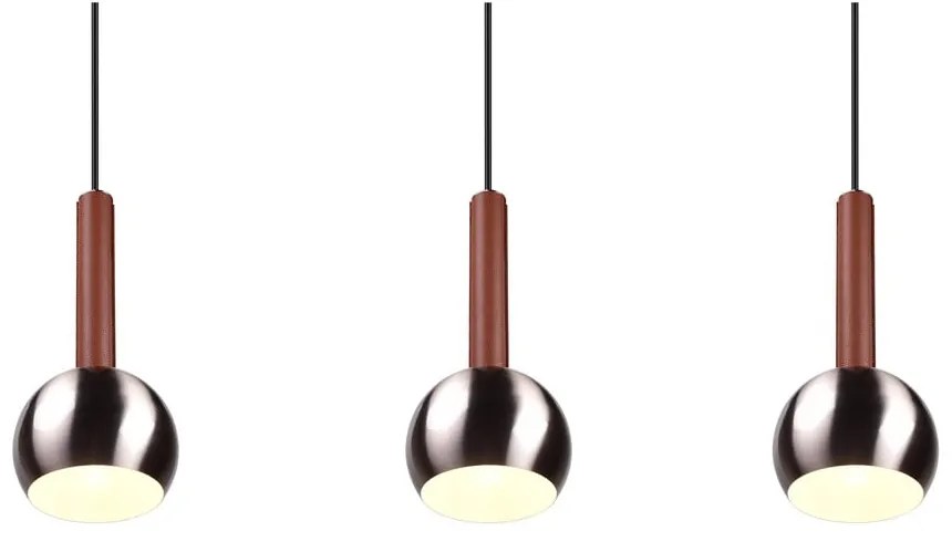 Сиво висящо осветително тяло Ciliana – CINQUE