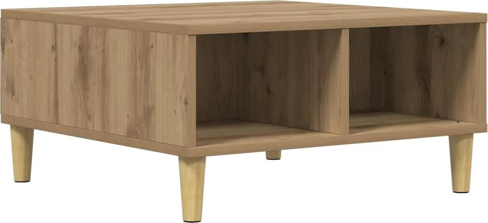 856441 vidaXL Масичка за кафе Artisan Oak 60x60x30 cm Инженерна дървесина