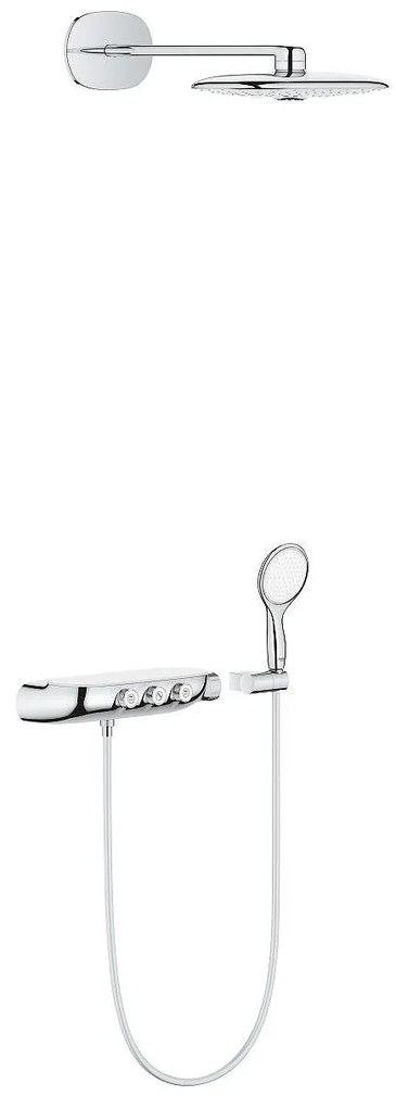 Rainshower System SmartControl Duo 360 Combi душ система с термостат, външна/вградена