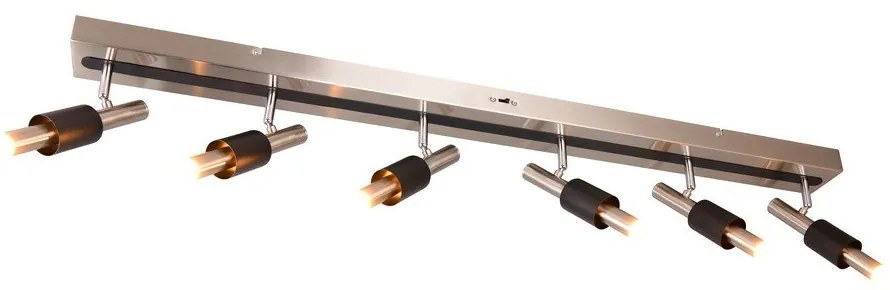 LED прожектор в черен и сребрист цвят 20,5x120 cm Ikaris – Trio Select