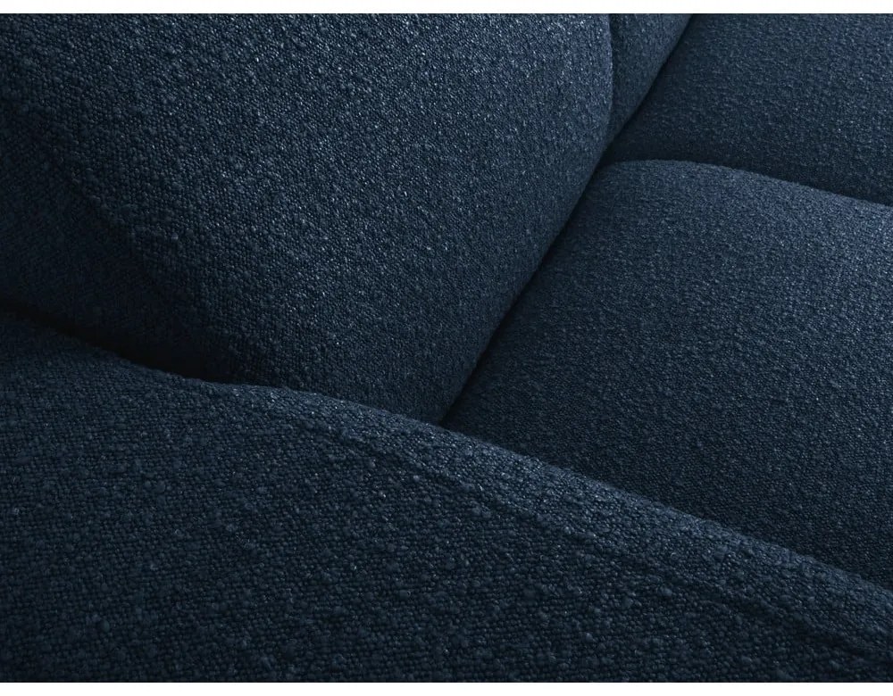 Тъмносин диван от плат букле 170 cm Molino - Micadoni Home