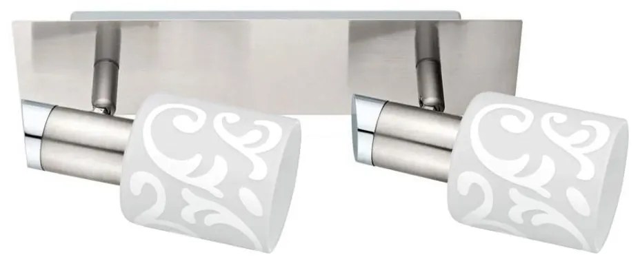 Eglo - LED точково осветително тяло MY CHOICE 2xE14/4W/230V хром/бяло