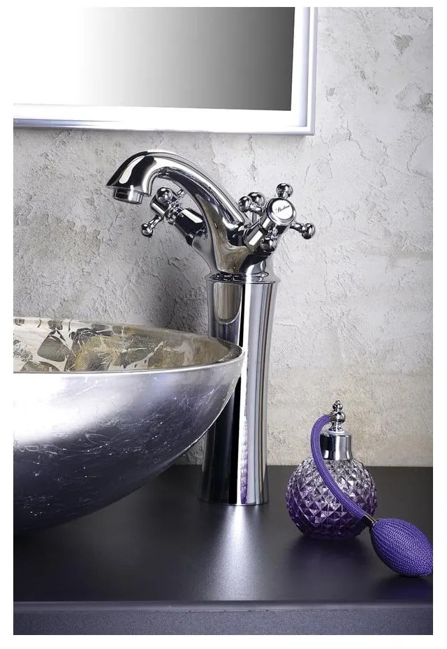 Стояща батерия за мивка в златист цвят Antea – Sapho