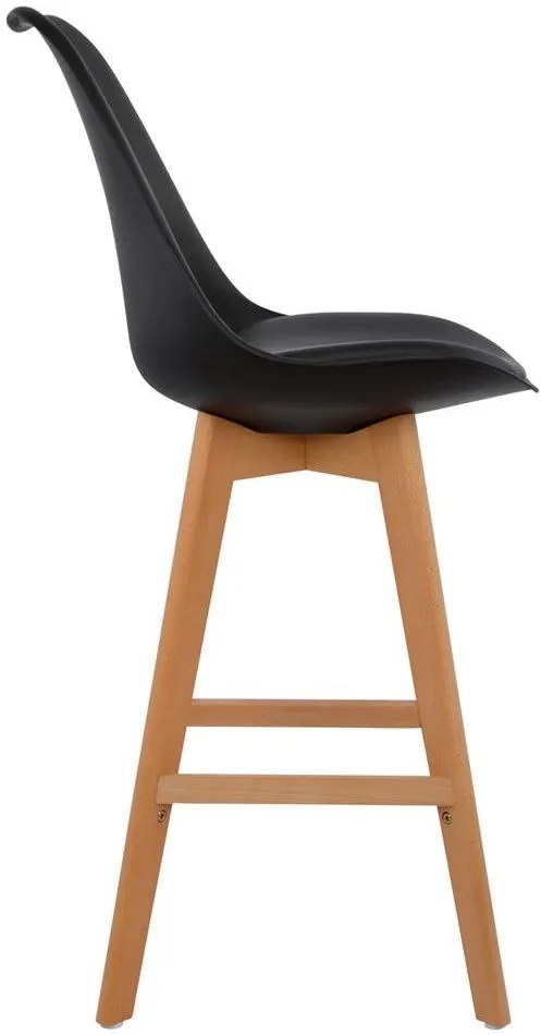 Бар стол Fiona-черен (4) парчета