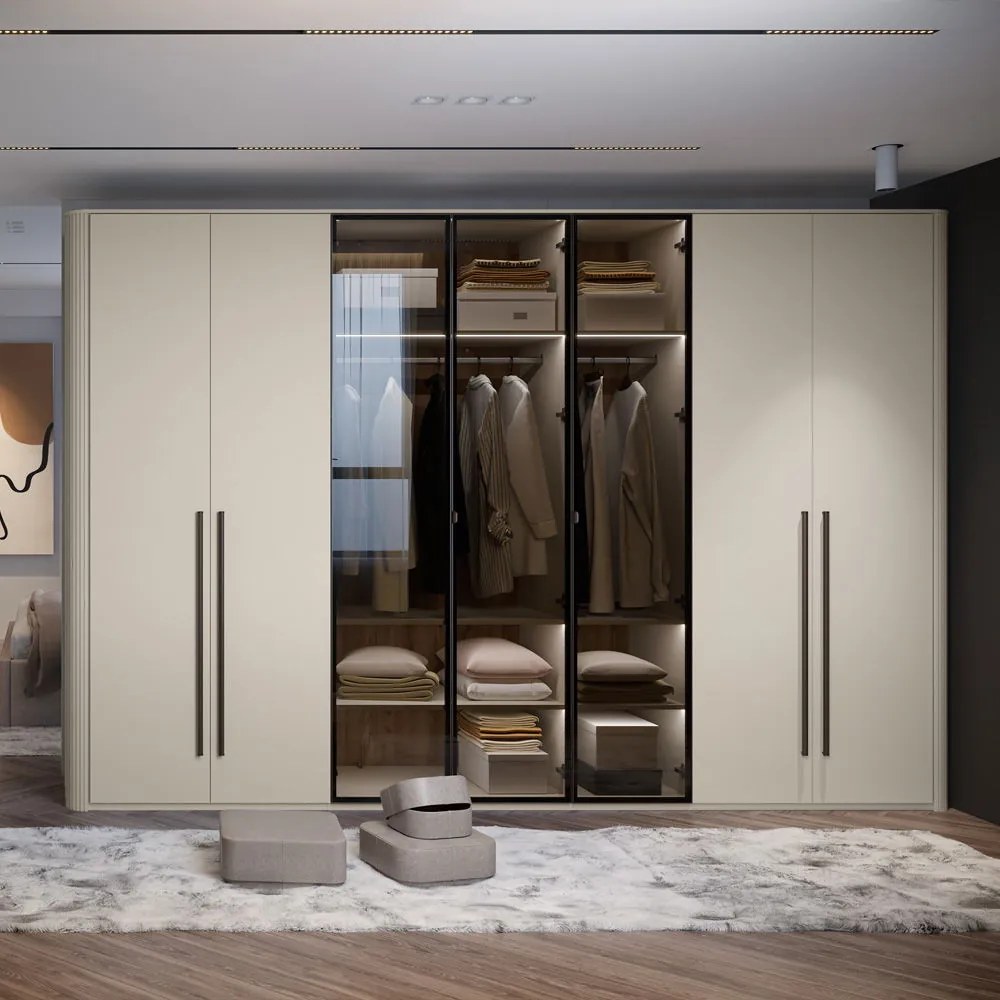 Гардероб Дъчес двукрилен с огледало