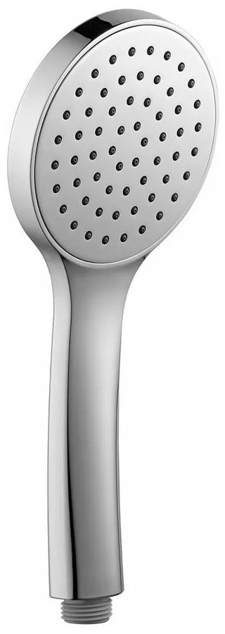 Пластмасова душ глава в лъскаво сребристо ø 10 cm – Sapho