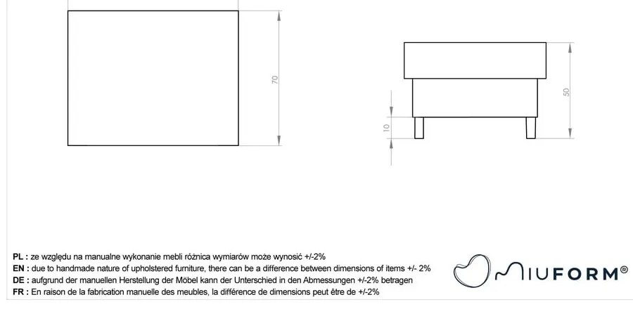 Зелена табуретка Simon – Miuform