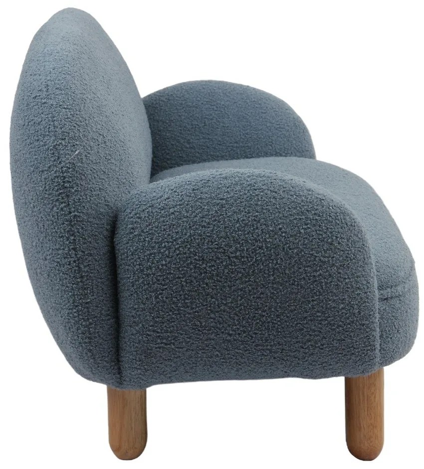 Син детски стол от букле Rocky – Vipack