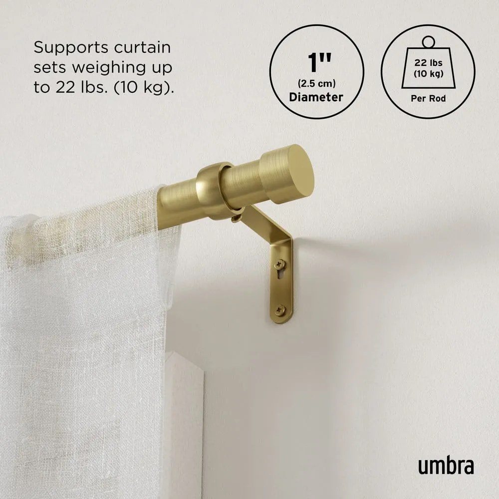 Стоманен разтегателен корниз 168 - 305 cm Cappa - Umbra