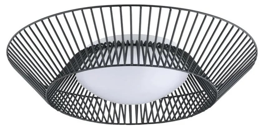 Eglo 200842 - LED плафон PIASTRE LED/8,2W/230V Ø 39 см черен