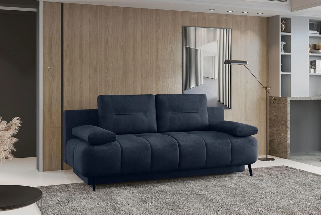 Диван Джесика двуместен-тъмно син