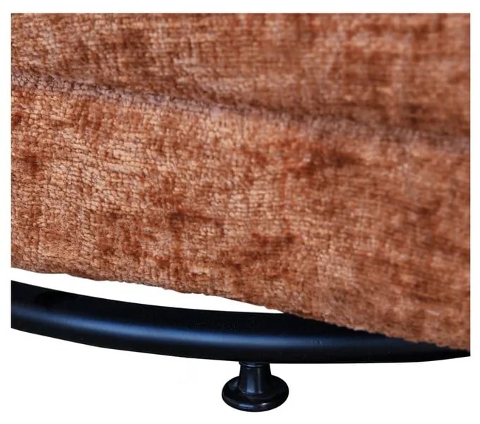 Оранжево кресло от кадифе Atty - WOOOD