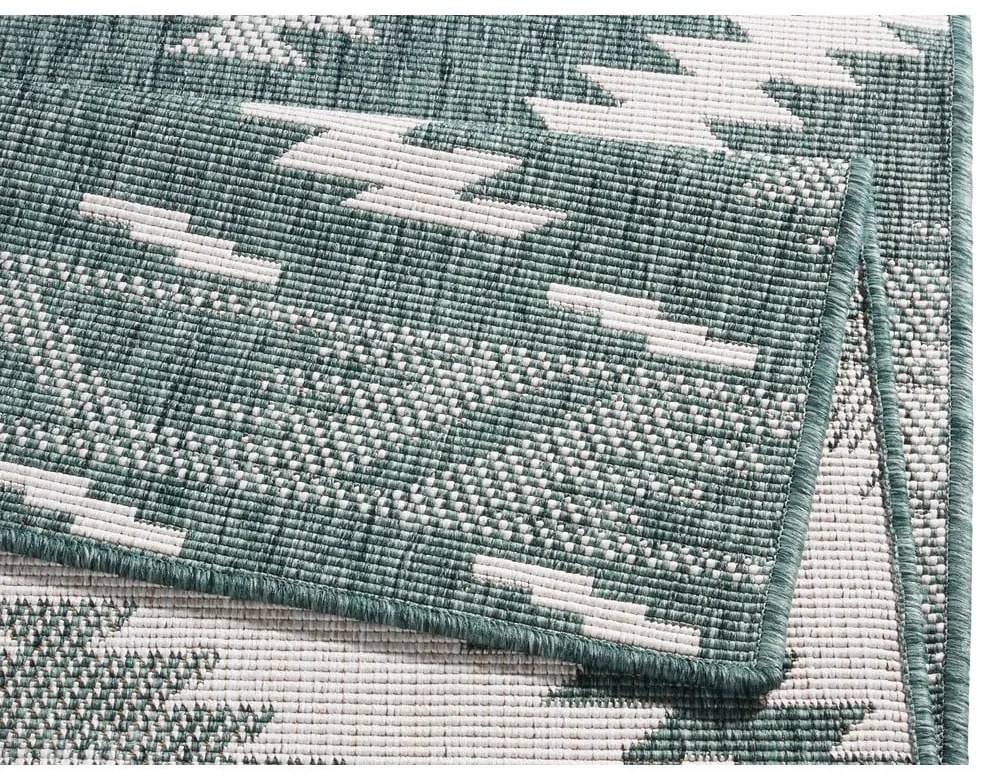 Зелен и кремав килим на открито , 230 x 160 cm Malibu - NORTHRUGS