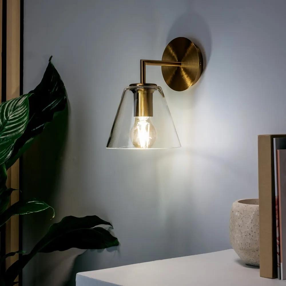 Стенна лампа в бронзов цвят, ø 16 cm Gasby - SULION