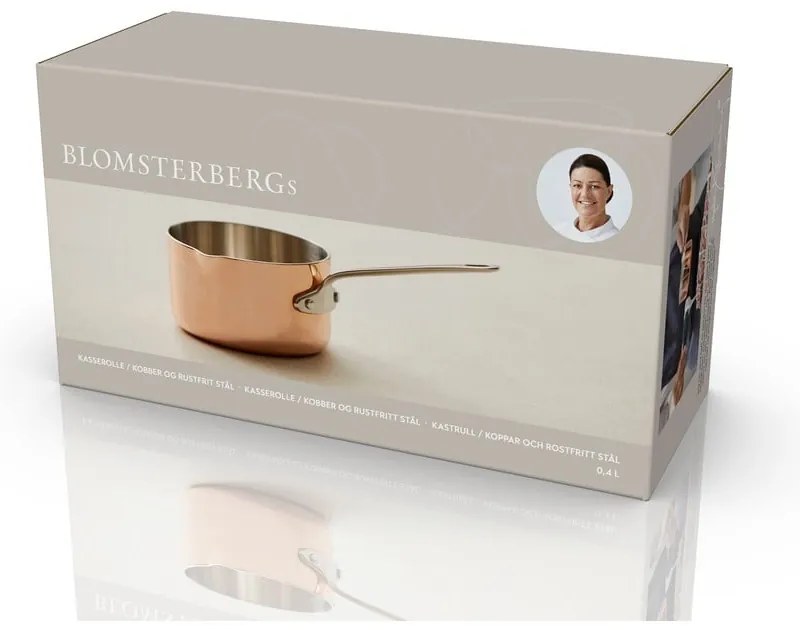 Тиган от неръждаема стомана/меден 400 ml – Blomsterbergs