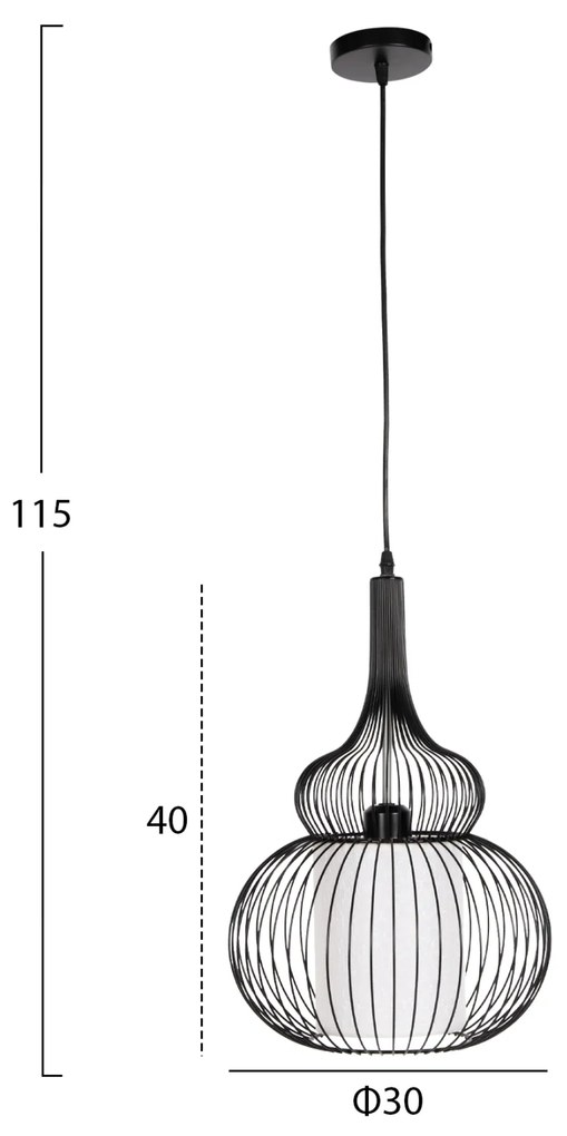 Лампа HM4185 черен цвят