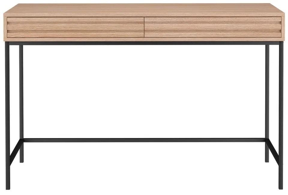 Работна маса с дъбов плот 50x120 cm Celine – Støraa